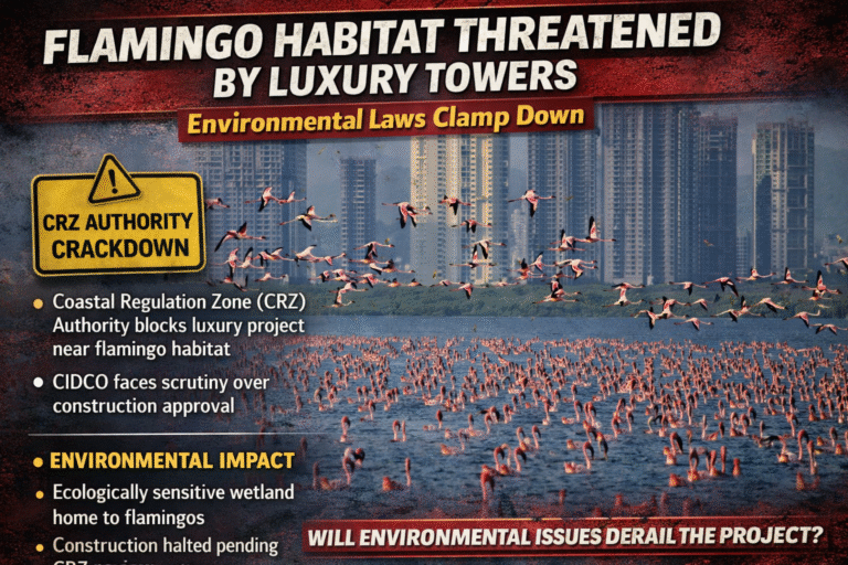 Towers on Flamingo Habitat? CRZ Crackdown; Environmental Laws Lash Out at Luxury Housing Project